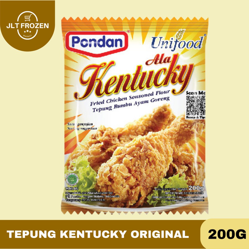 

Pondan Tepung Kentucky Original / Tepung Bumbu Ayam Krispy Kentucky / Tepung Ayam Goreng - 200g