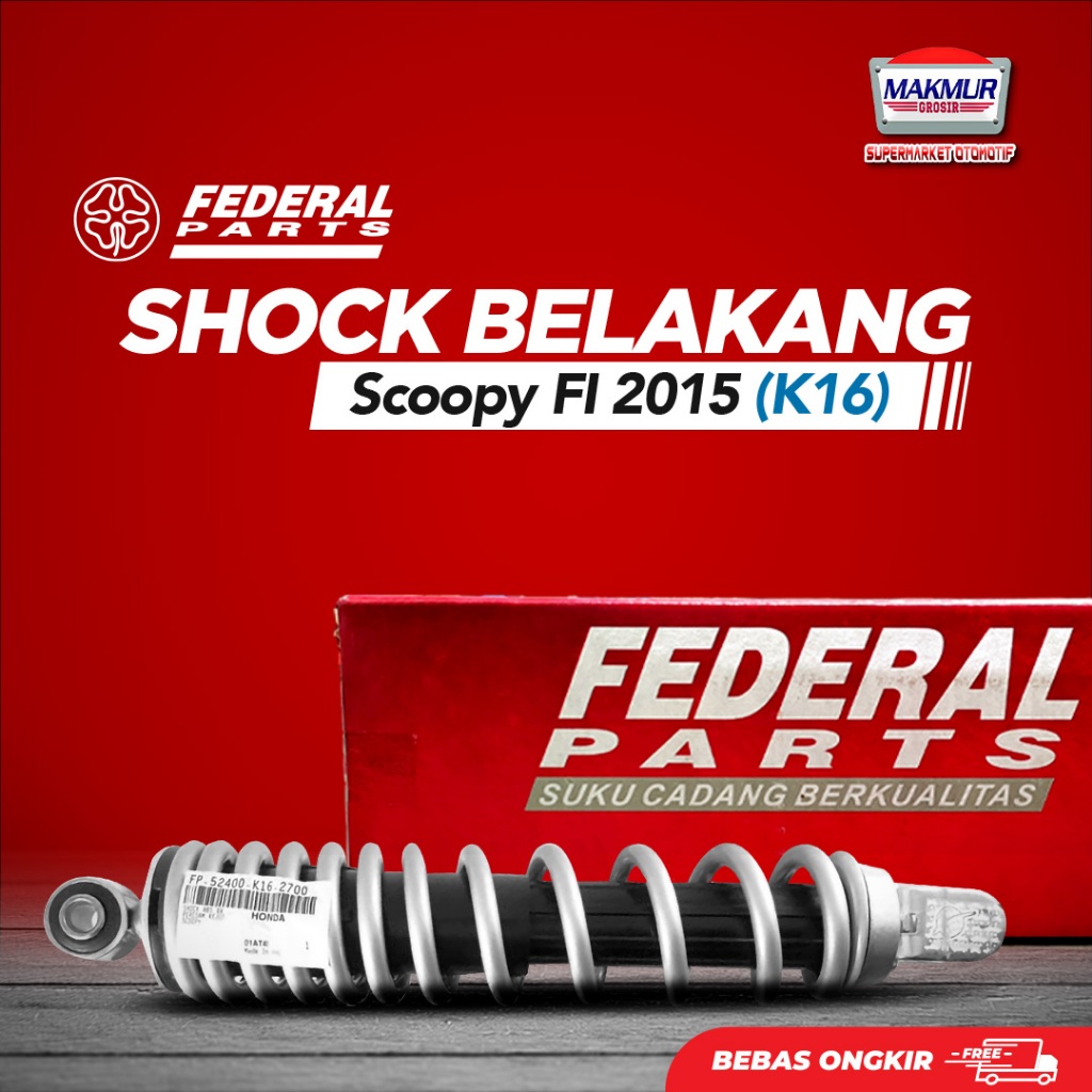 SHOCK Sok Belakang Scoopy FI 2015-2017 (K16) Original
