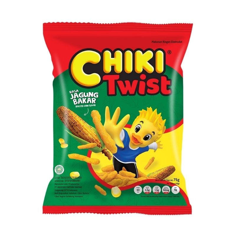 

Chiki Snack Twist Roasted Corn 75gr