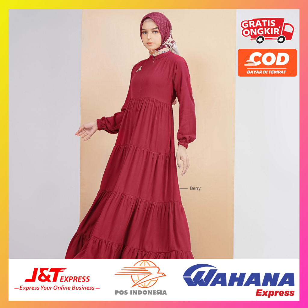 TERBARU DRESS AR RAFI PEVITA DRESS BAHAN RAYON PREMIUM