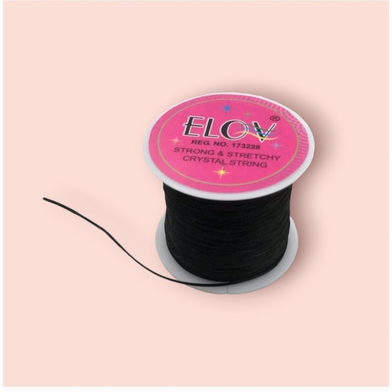 Karet extension/sambung rambut warna hitam