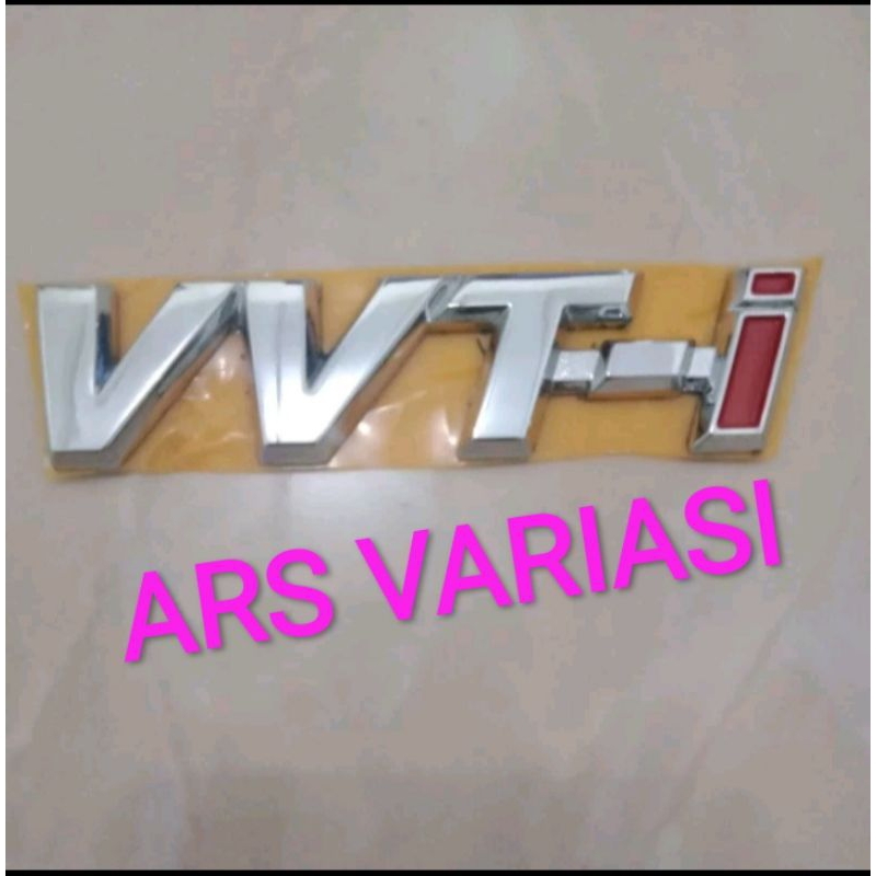 emblem tulisan vvti innova fortuner vvti besar