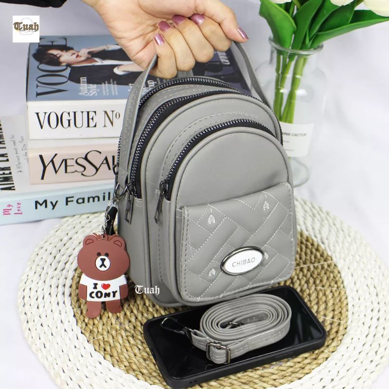Imranajaya_Store - SLingbag Chibao  4 Ruang Series High quality real pict Slimbag murah mini Cod chi