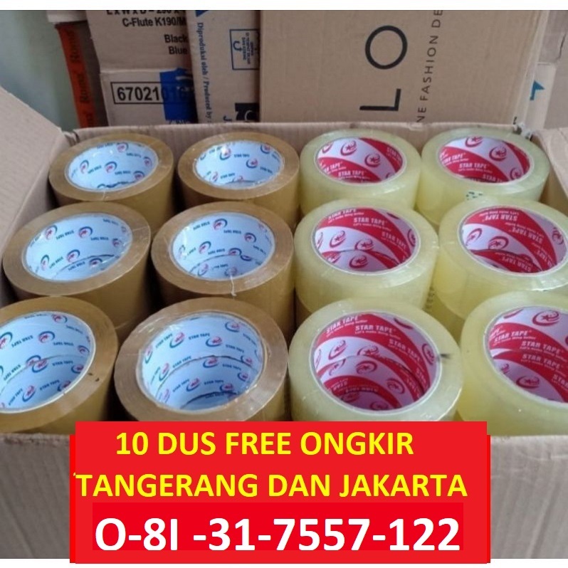 

LAKBAN BENING/COKLAT 100 YARD 90 YARD 1 DUS 72 PCS MURAH