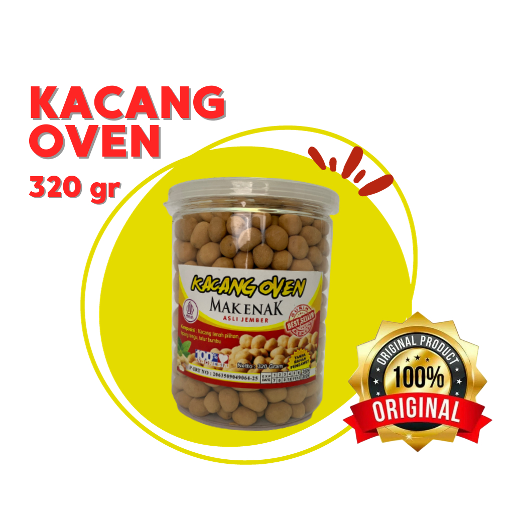 

KACANG OVEN 320 GRAM - MAK ENAK ASLI JEMBER OFFICIAL STORE