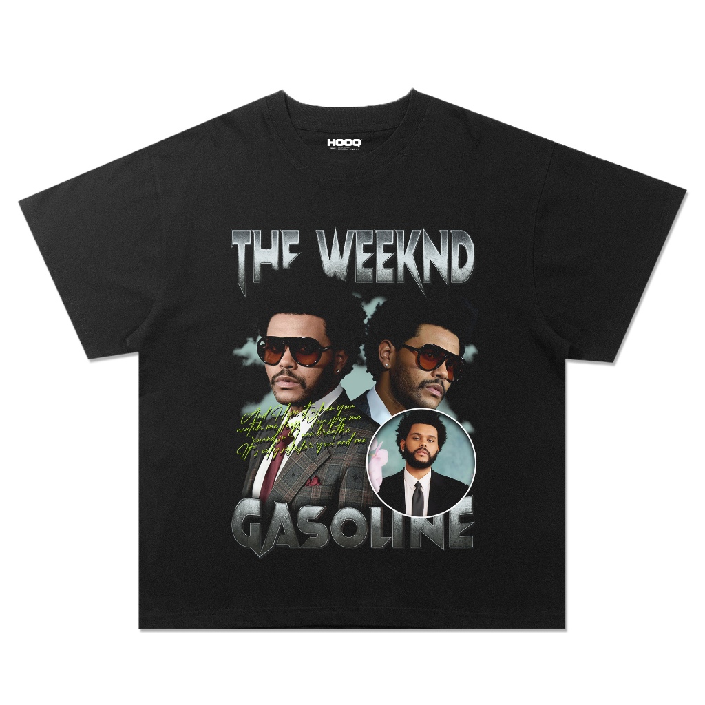Kaos Oversize The Weeknd - Gasoline / Oversize T-shirt
