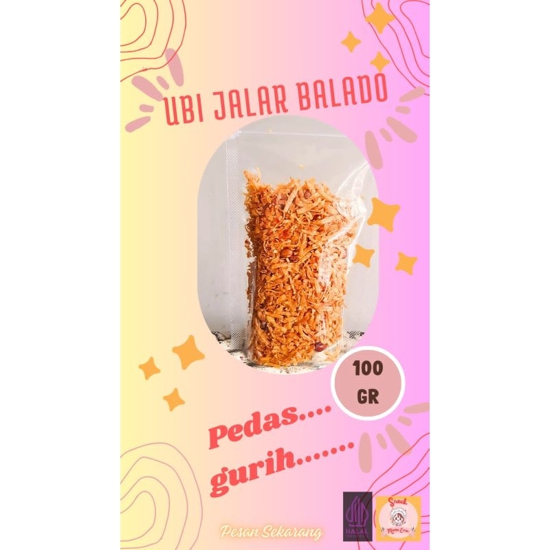 

Serundeng Ubi Jalar Balado 100gr