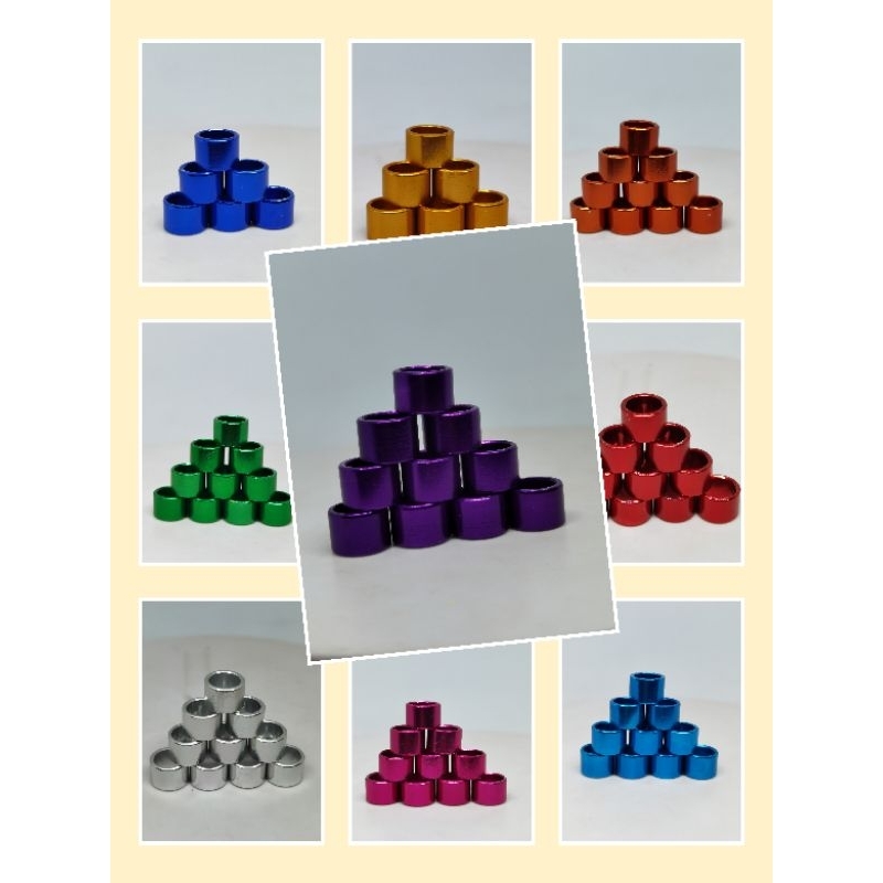 RING BURUNG POLOS MURAI ANIS KEMBANG DIAMETER 4.0mm TINGGI 6mm