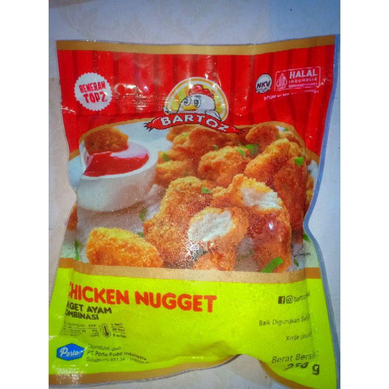 

Chiken nugget bartoz 250g