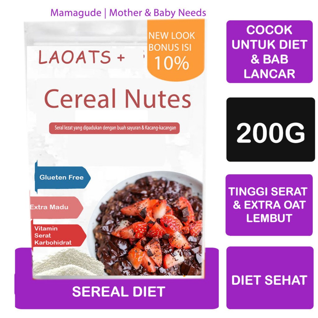 

Makanan Sehat Laoats Sereal (200g)