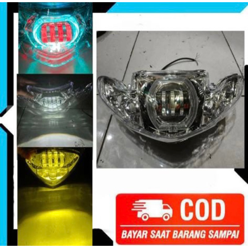 Lampu Depan Vega R New Biled Daymaker Kualitas Terbaik