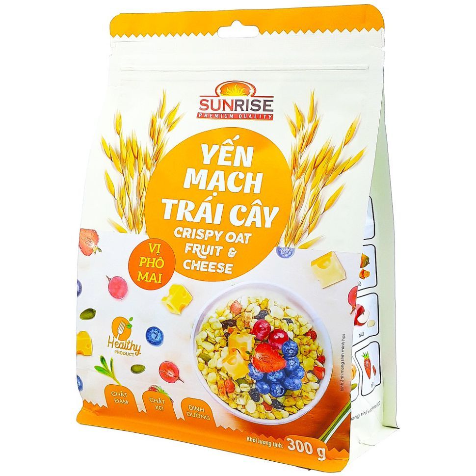 

SUNRISE CRISPY OAT FRUIT&CHEESE 300GR