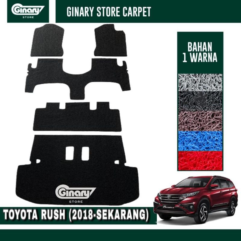 KARPET MOBIL TOYOTA RUSH 2018-2023 / KARPET MIE MOBIL TOYOTA RUSH 2018-2023