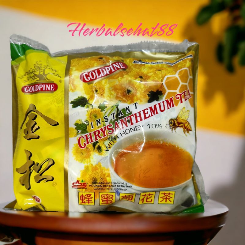 

gold pine / goldpine instant crysanthemum with honey / teh krisan dengan madu/teh bunga /teh kembang