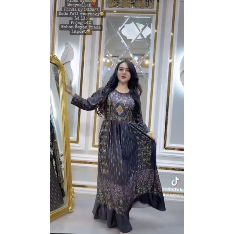Gamis Hindi Duda Terbaru