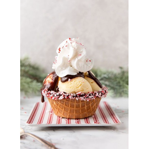 

Produk Keren Sugar Cone Waffle Mangkok Original Renyah 10pcs 9x7cm