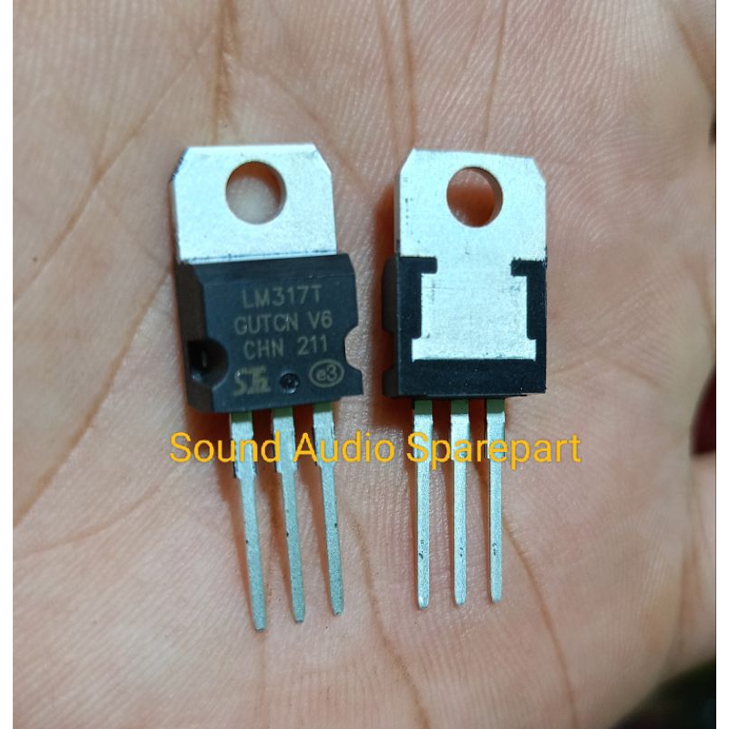 TRANSISTOR LM317T LM 317 ST / IC ADJUSTABLE POSITIVE VOLTAGE REGULATOR TO 220.. IC LM 317