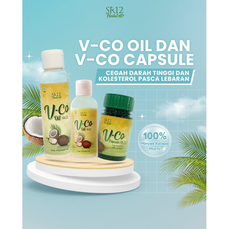 VCO OIL SR12 / ASLI COCONUT OIL / HALAL / BPOM