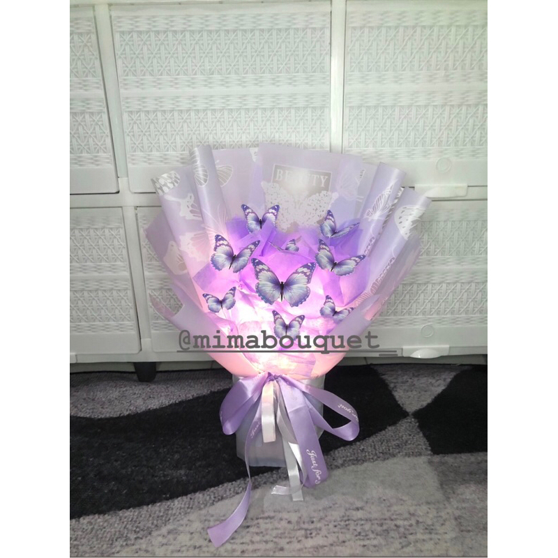 

Buket kupu kupuLED ( Butterfly Bouquet) / Hadiah wisuda/ Ulang tahun/ Anniversarry