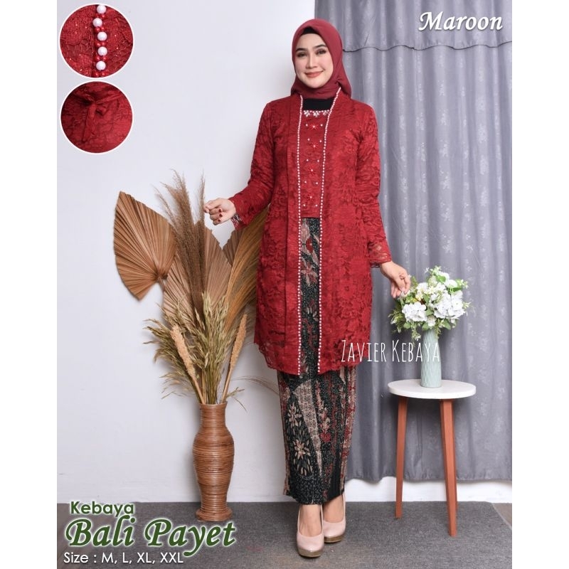 Kebaya bali payet/Kebaya brokat/Kebaya tile/Kebaya wisuda/Kebaya modern