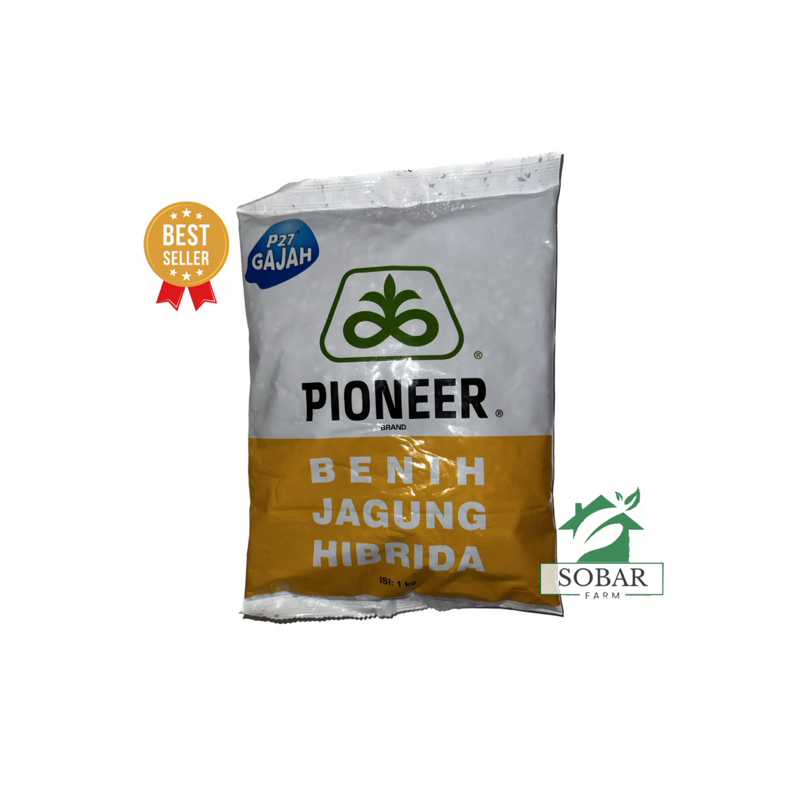 Jagung Hibrida - P 27 Ekstra - Pioneer 27 Gajah kemasan 1 kg/ P27 Extra