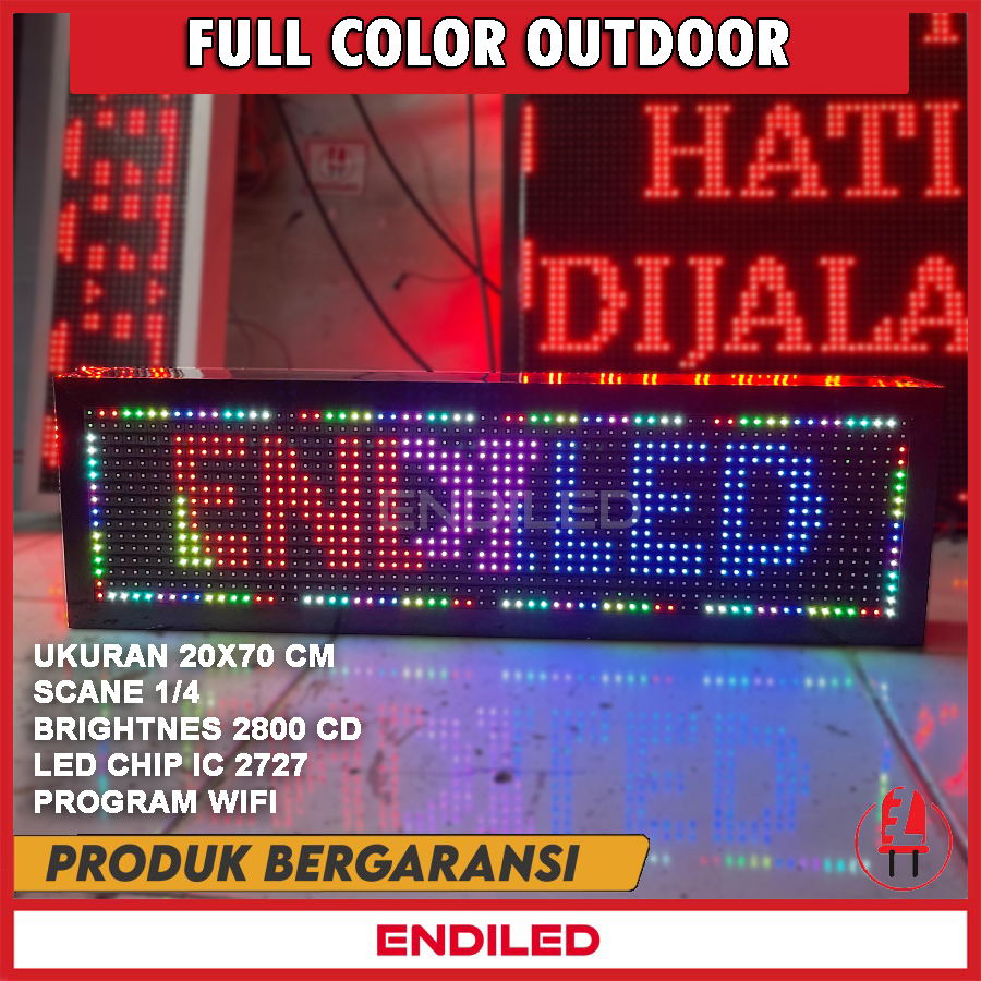 running text full color outdoor