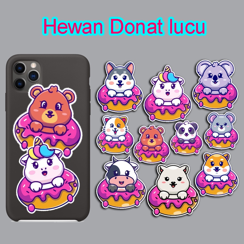 

Stiker Hewan Donat cute 1 lembar