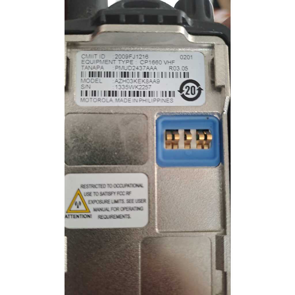 HT MOTOROLA CP1660 SECOND VHF MULUS SEKALI MASIH SEGEL ORI PHILIPPINES
