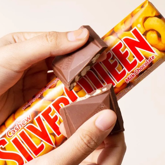 

➞✧✴ Silverqueen Cokelat Almond Cashew 58 Gram SILVERQUEEN MILK CHOCOLATE ORIGINAL Silver Queen