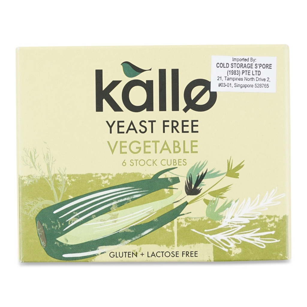 

Kallo Yeast Free Stock Cubes Vegetable 66g