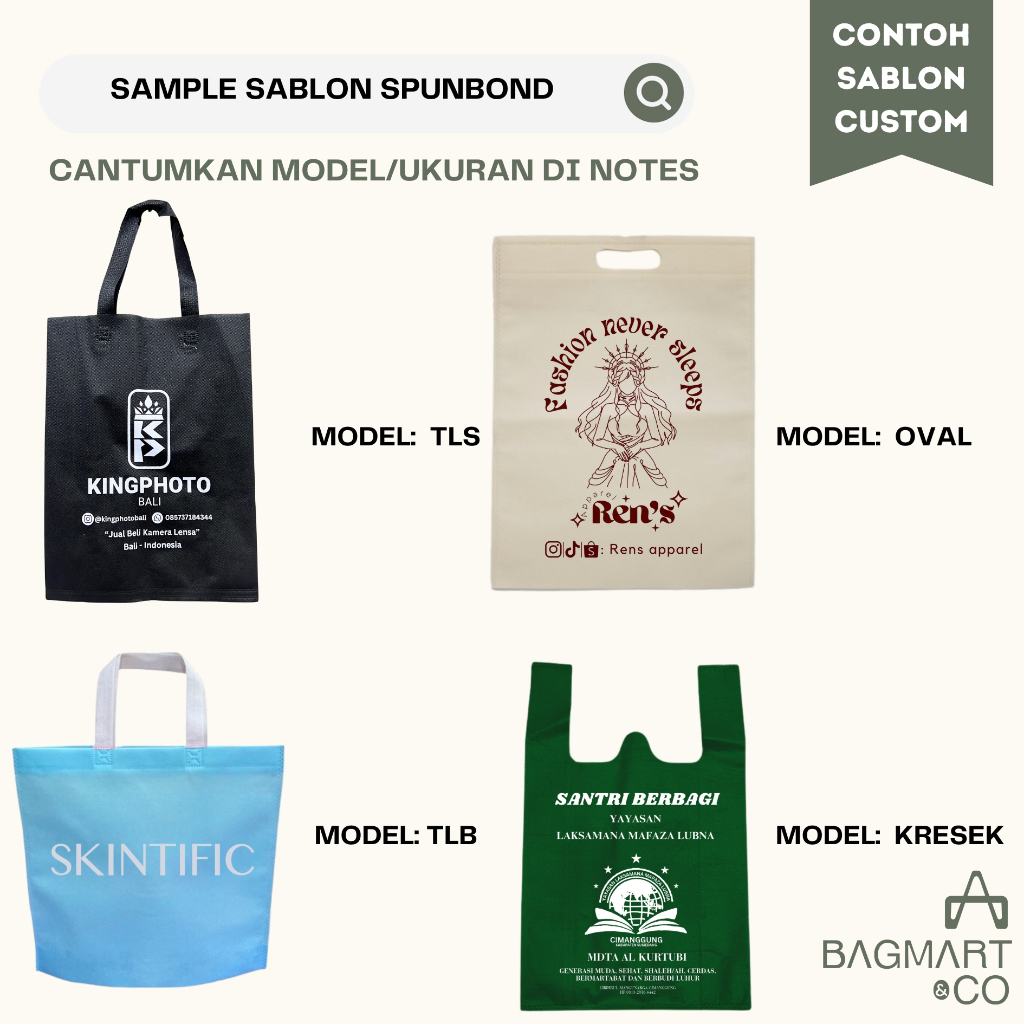 

Sample Goodie Bag Yang Sudah Di Sablon