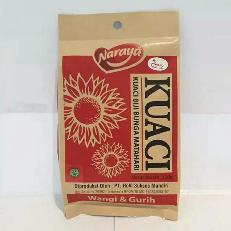 

Best Seller Kuaci Biji Bunga Matahari Naraya 220 g / Naraya Sunflower Seed 220 gr