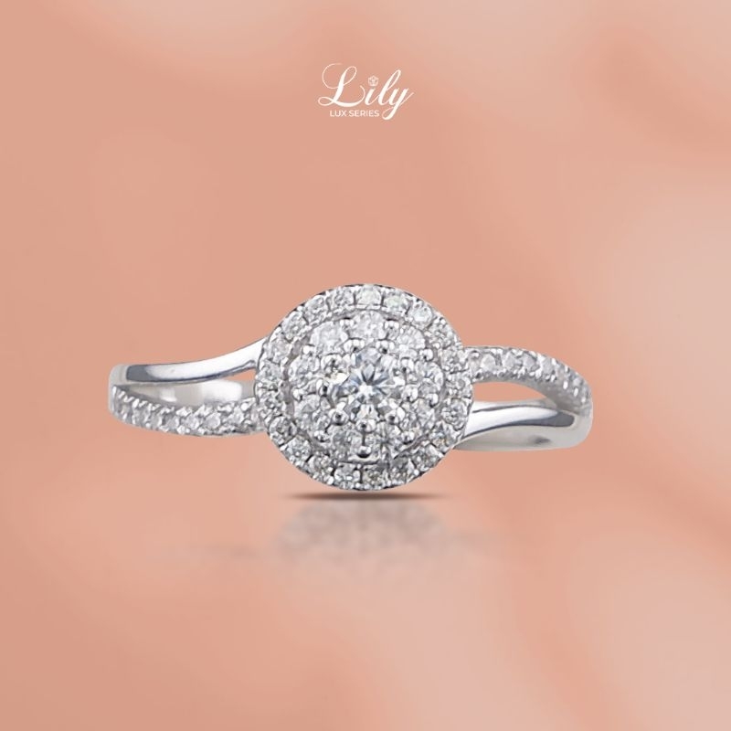 Seruni Cincin Wanita Silver S925 Moissanite