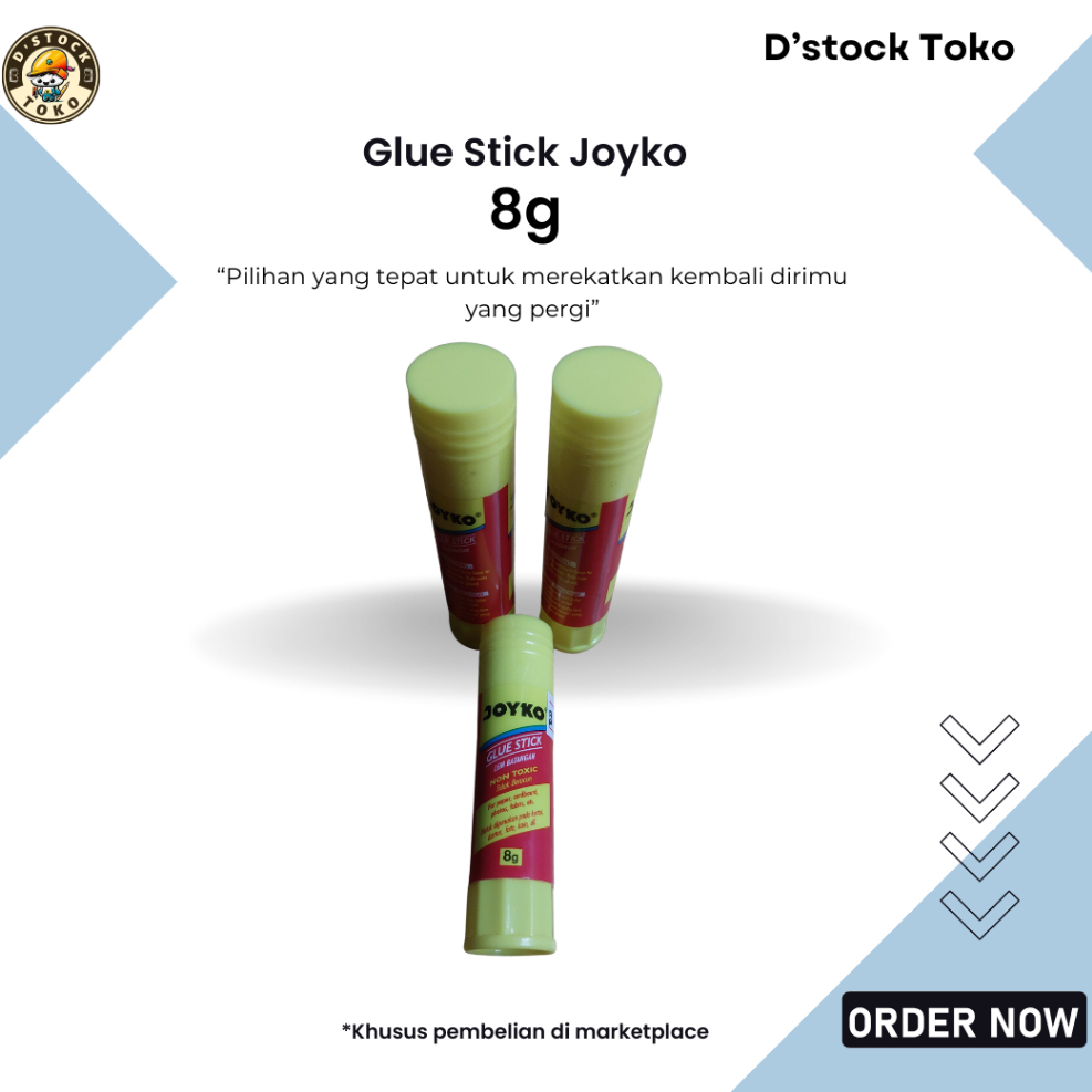 

Glue Stick Joyko 8g Satuan Dstock Toko Lem Stik