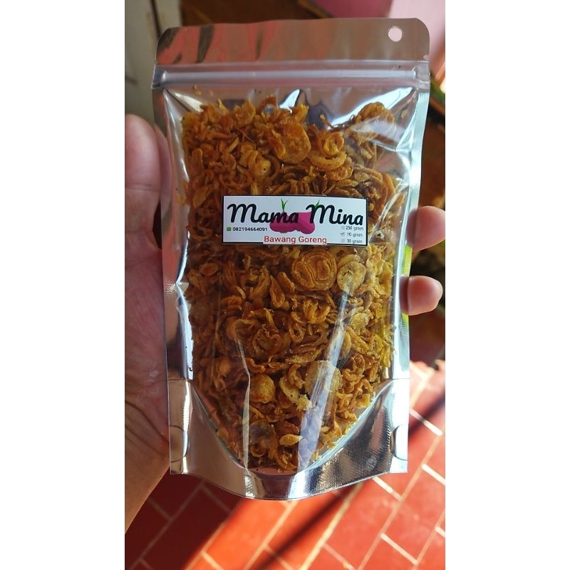 

BAWANG MERAH GORENG KRIUK BAWANG GORENG MERAH KEMASAN 70 GRAM DAN 250 GRAM