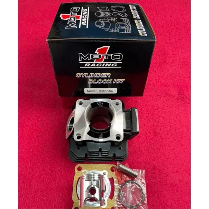 Blok cylinder Moto1 Yamaha RX king piston  58 62 block seher