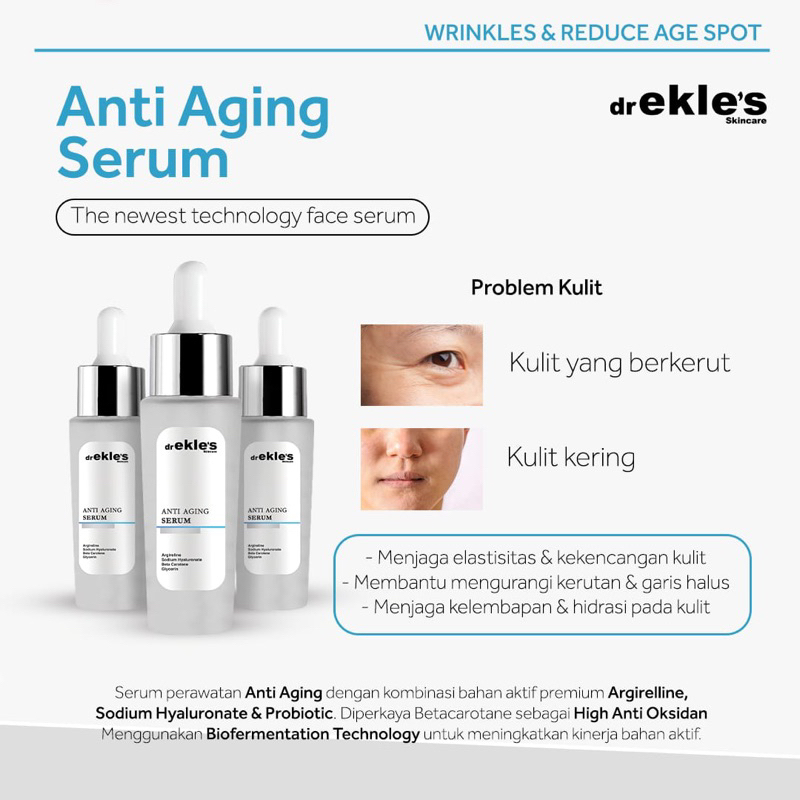 ANTI AGING SERUM | DR EKLES SKINCARE | EKLES CLINIC
