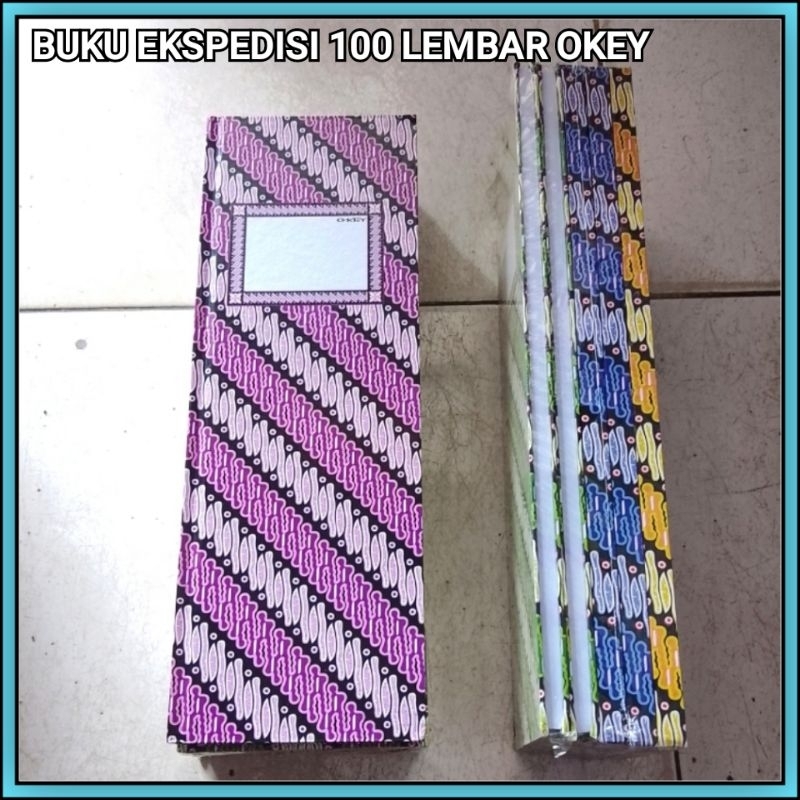 

1 Pak Buku Ekspedisi / Expedisi Panjang Okey 100 Lembar Isi 5 Pcs