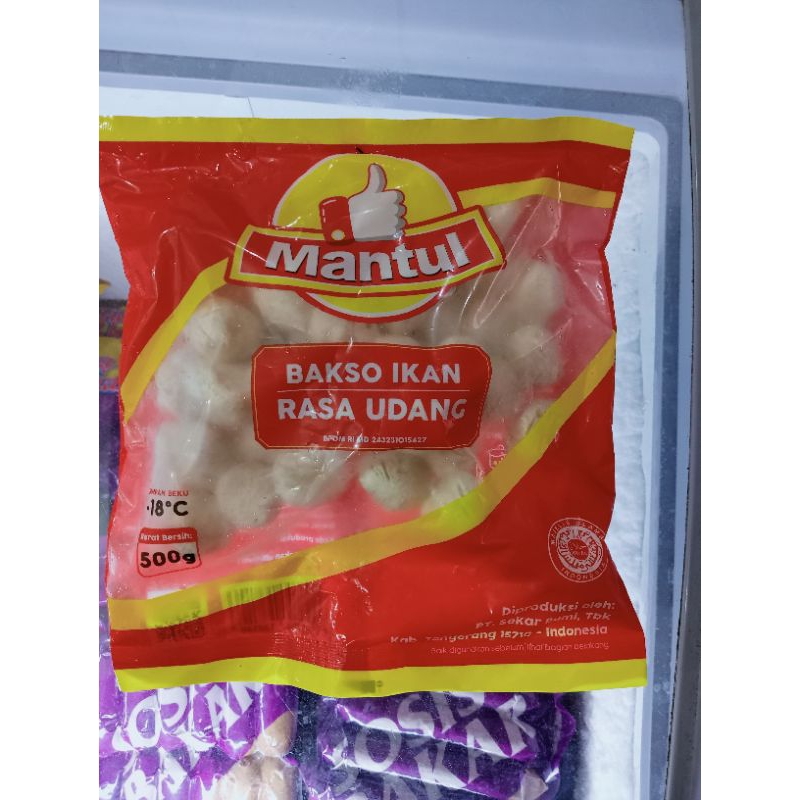 

Bakso ikan berat 500 gram
