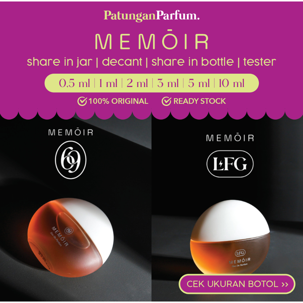 Decant Memoir - Sixty Nine, 69, Let's Freaking Go, LFG | Patungan Parfum | Share in Jar