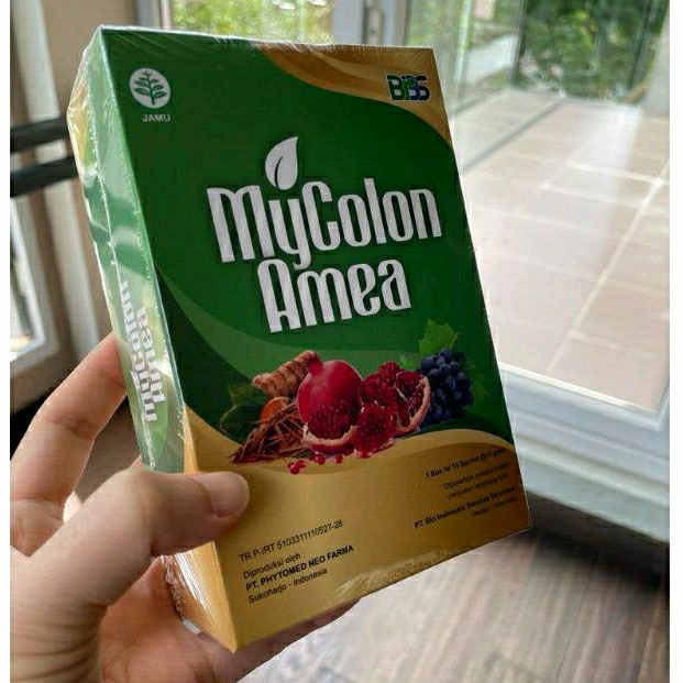 

1 kotak MyColon Amea (isi 10 sachet) melancarkan BAB