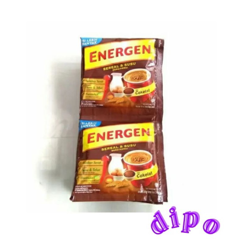 

Energen COKLAT Sereal Renceng isi 10 pcs