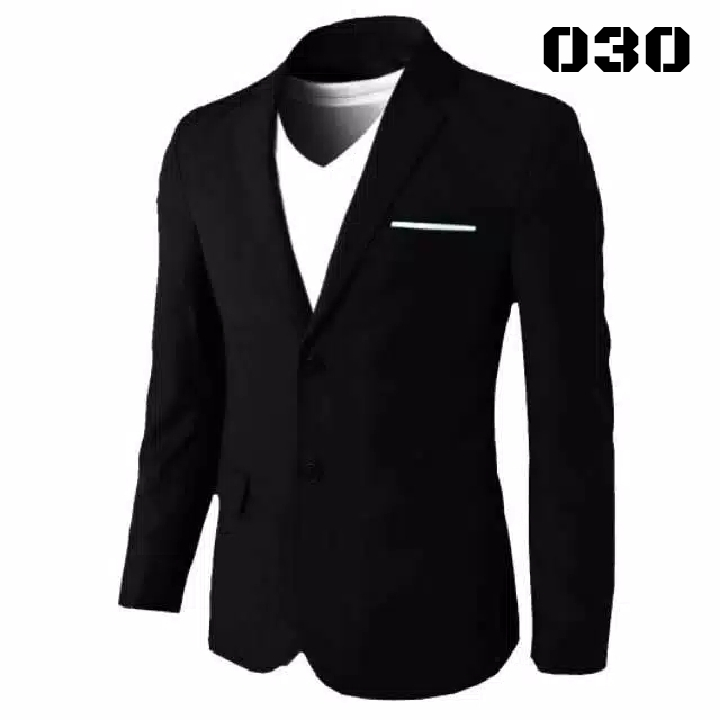 Jas Blazer Pria atau Laki-laki Casual Anak Muda Tua Dewasa Premium Formal Drill dan High Twiss S M L
