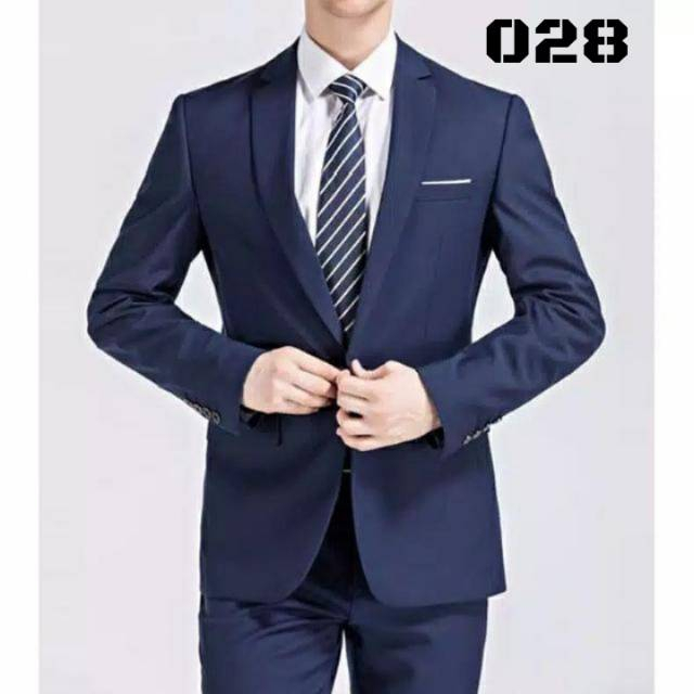 Jas Blazer Pria atau Laki-laki Casual Anak Muda Tua Dewasa Premium Formal Drill dan High Twiss S M L