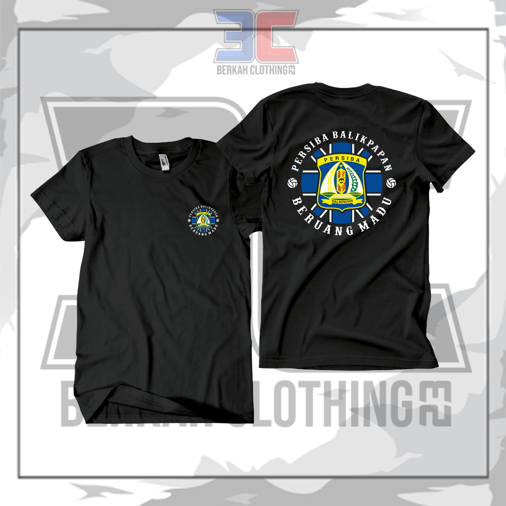 Kaos T-Shirt SUPORTER PERSIBA BALIKPAPAN Beruang Madu