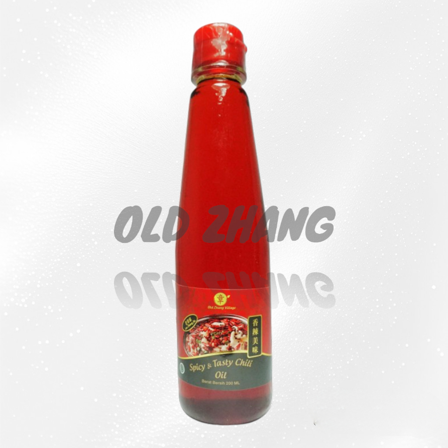 

OLD ZHANG VILLAGE RED CHILI OIL SPICY & TASTY MINYAK CABE MERAH PEDAS CABAI SAUS SAMBAL 200ML