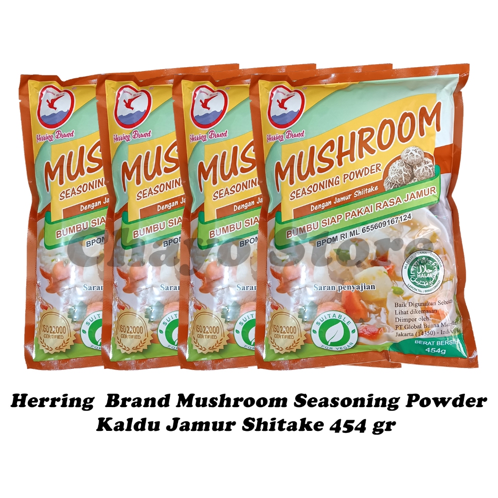 

Kaldu Jamur Shitake HERRING BRAND 454 Gr / Mushroom Seasoning Powder