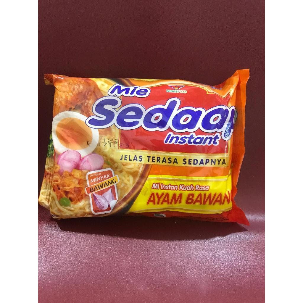 

Sedaap Mie Instant Kuah Ayam Bawang 70g - Mie Instan Sedaap Ayam Bawang Lezat