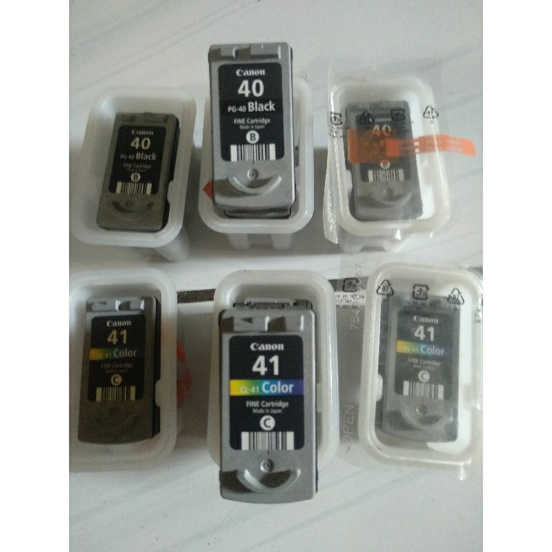 Canon PG 40 CL 41 Bekas kosongan Ori sekali pake