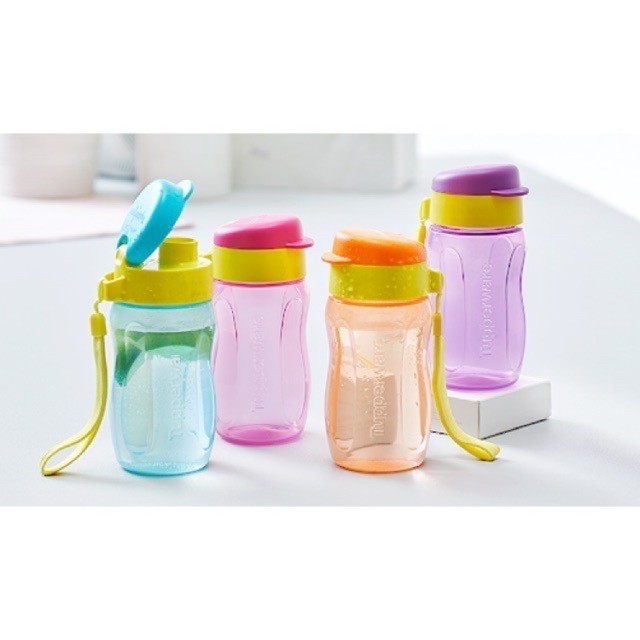 Tupperware Fashion eco bottle 310ml 4pcs botol minum